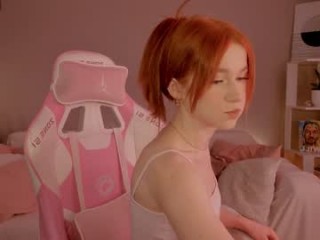 leahsthetics Sweet teen cam doll with milky skin feels fat rod in vagina on live cam