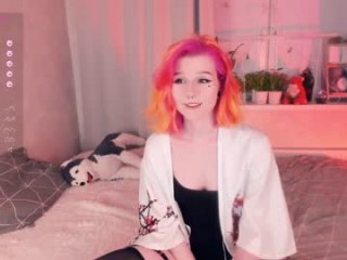 alicentity Cute teen cam doll feels how fat penis enters her vagina on live cam